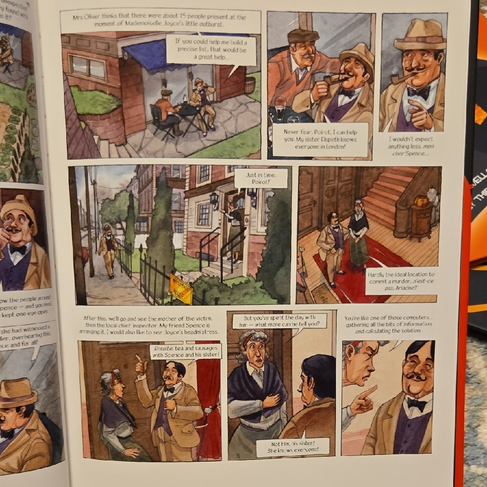 Halloween Party Agatha Christie Comic Book Graphic Novel Hardcover - Picture 8 of 10